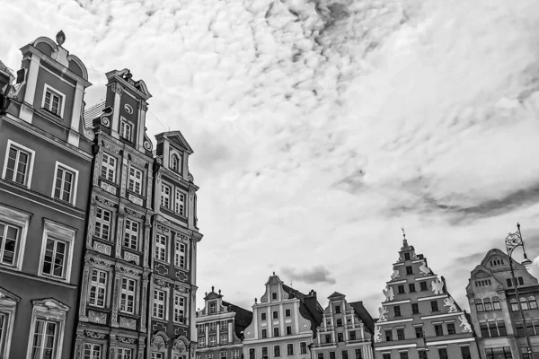 Strade Piazze Dell Antica Città Europea — Foto Stock