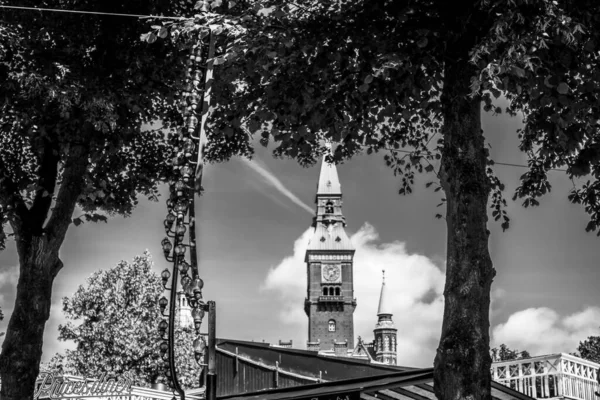 Bellissimo Parco Giardino Copenaghen Attrazioni — Foto Stock