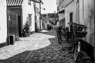 Kopenhag Şehri, Danimarka, İskandinavya. Güzel bir yaz günü
