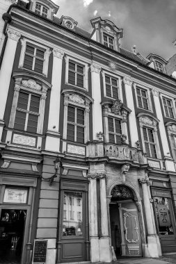 Antik Avrupa şehrinin sokakları ve meydanları