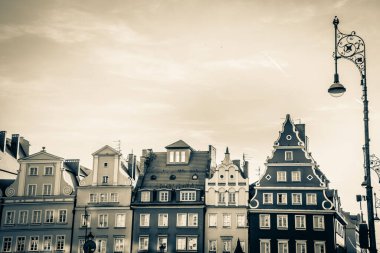Wroclaw 'ın muhteşem, güzel sokakları