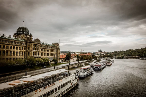 Prag Tschechische Republik September Schöne Straßen Und Architektur Des Herbstlichen — Stockfoto