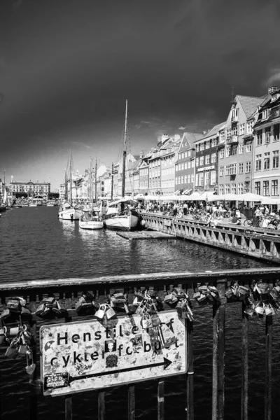 Δρόμοι Και Αξιοθέατα Της Κοπεγχάγης Ένα Ταξίδι Στην Κοπεγχάγη — Φωτογραφία Αρχείου