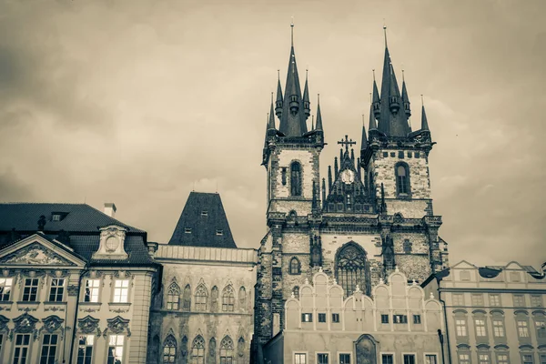 Architettura Antica Della Magnifica Praga — Foto Stock