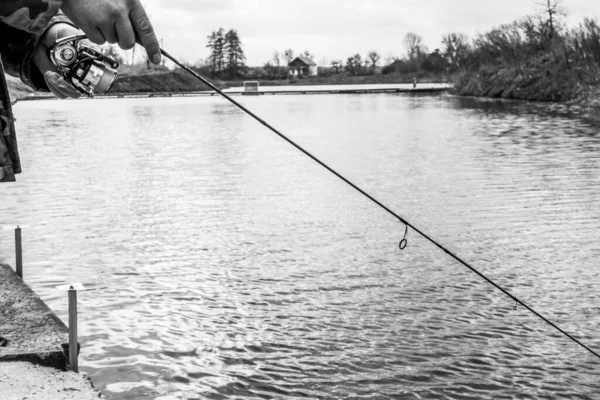 Pesca Esporte Recreação Fundo — Fotografia de Stock