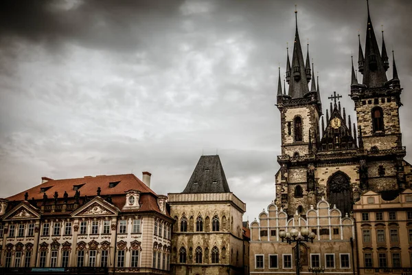 Praga Czechy Września Piękne Uliczki Architektura Jesiennej Pragi — Zdjęcie stockowe