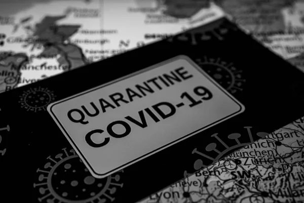 Europe Coronavirus Covid Carantine Danger — стокове фото
