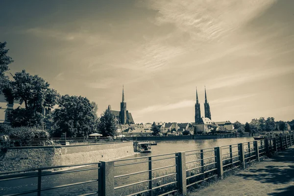 Wonderful Architecture Wroclaw Churches — Stock Photo, Image