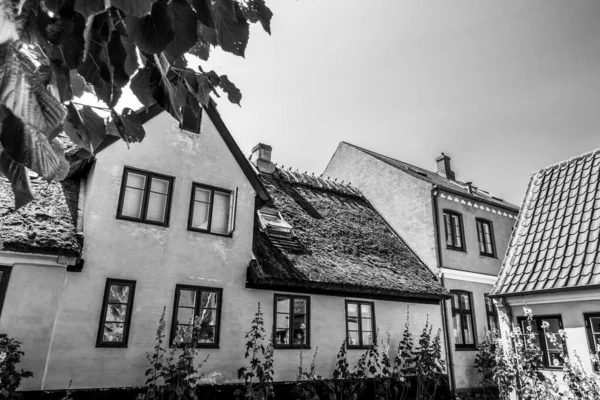 Schönes Malerisches Dänisches Dorf — Stockfoto