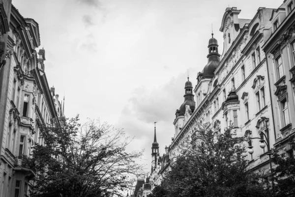 Hermosas Calles Arquitectura Otoño Praga — Foto de Stock