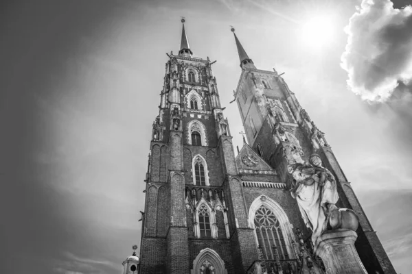 Maravilhosa Arquitetura Igrejas Wroclaw — Fotografia de Stock