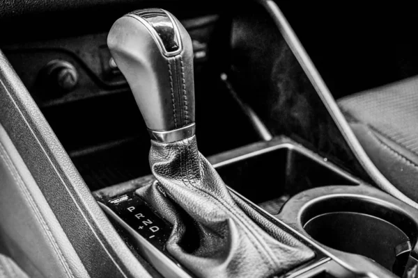 Interior Carro Moderno Antecedentes Sobre Tema Dos Carros — Fotografia de Stock