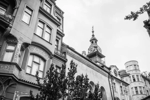 Beautiful Streets Architecture Autumn Prague — Stock Photo, Image