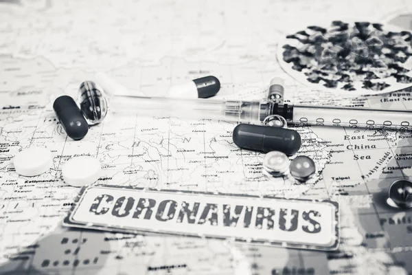 Coronavirus Een Bedreiging Uit China Gezondheidsepidemie — Stockfoto