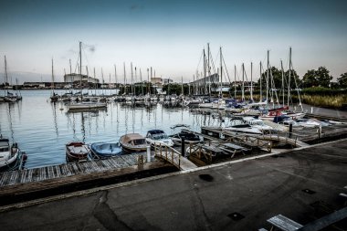 Kopenhag, Danimarka - 29 Temmuz 2019. Kopenhag Şehri, Danimarka, İskandinavya. Güzel bir yaz günü