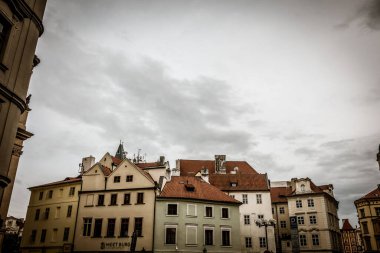 Prag, Çek Cumhuriyeti - 21 Eylül, Prag 'ın güzel sokakları ve mimarisi