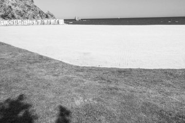 Deniz kenarındaki güzel resort peyzaj