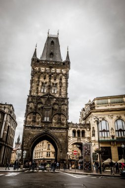 Prag, Çek Cumhuriyeti - 21 Eylül, Prag 'ın güzel sokakları ve mimarisi