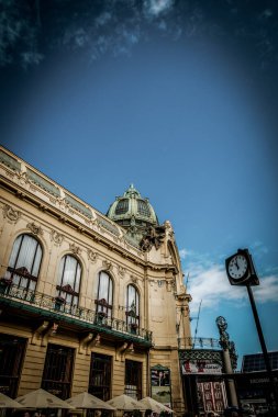 Prag, Çek Cumhuriyeti - 21 Eylül, Prag 'ın güzel sokakları ve mimarisi