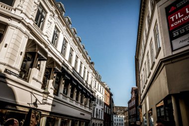 Kopenhag, Danimarka - 23 Temmuz 2019 Kopenhag Şehri, Danimarka, İskandinavya. Güzel bir yaz günü