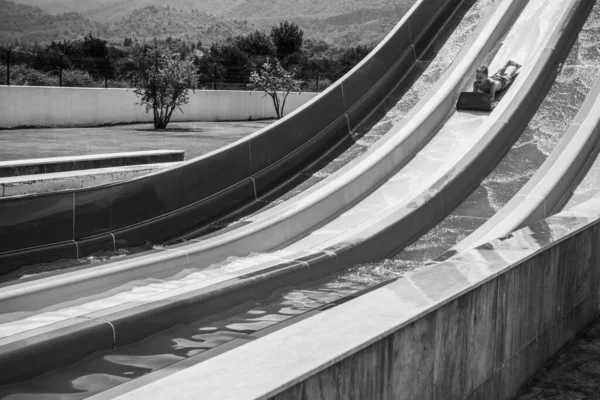 Dia Rijden Van Water Het Waterpark — Stockfoto