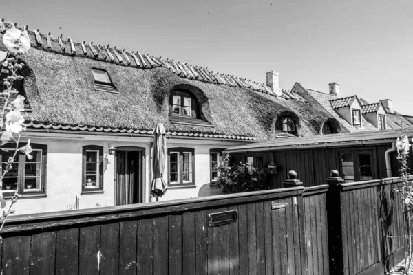 Belle Architecture Danoise Dans Village Pittoresque — Photo