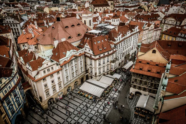 Praga Czechy Września Piękne Uliczki Architektura Jesiennej Pragi — Zdjęcie stockowe