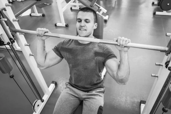 Man Goes Sports Gym — Stock Photo, Image