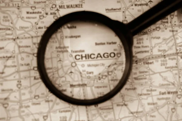 Chicago Map — Stock Photo, Image