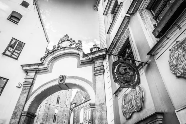 Wroclaw Praça Mercado Central Com Casas Coloridas Velhas — Fotografia de Stock