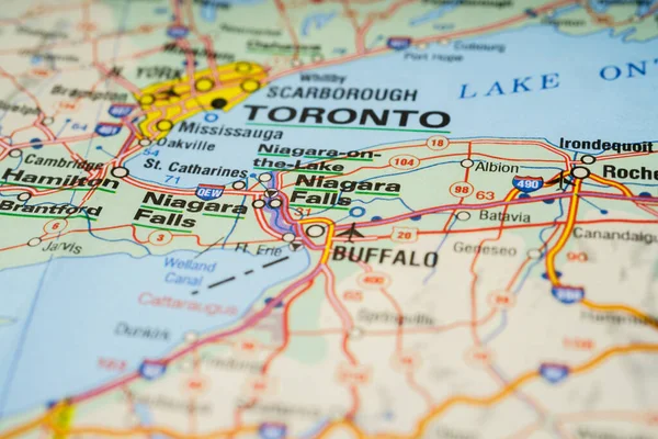 Toronto Canada Map Background — 스톡 사진