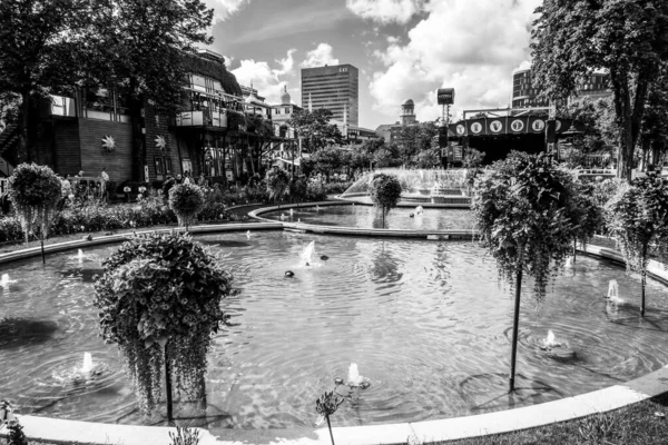 Hermoso Parque Jardín Copenhague Atracciones Turísticas — Foto de Stock