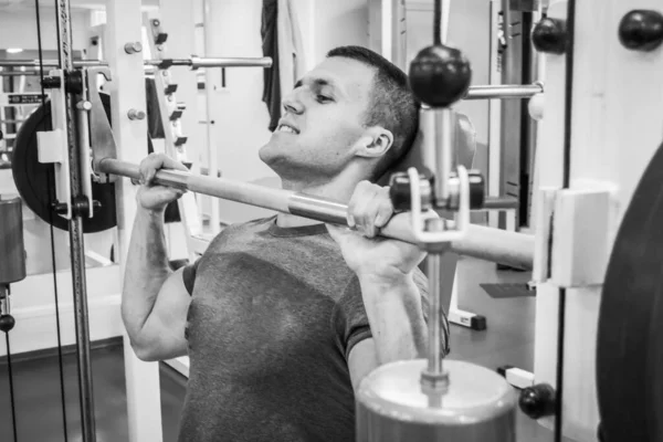 Man Goes Sports Gym — Stock Photo, Image