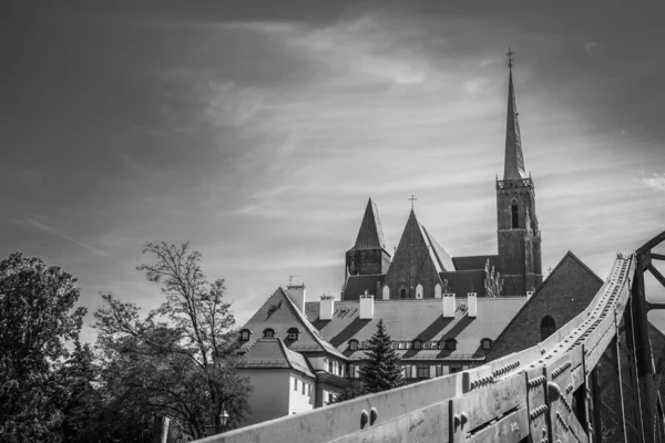 Arquitectura Antigua Ciudad Polaca Wroclaw —  Fotos de Stock