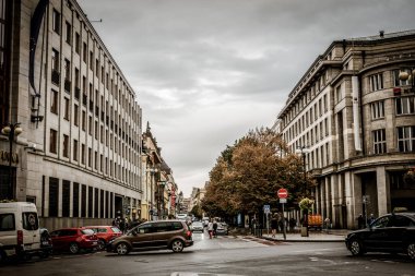 Prag, Çek Cumhuriyeti - 21 Eylül, Prag 'ın güzel sokakları ve mimarisi