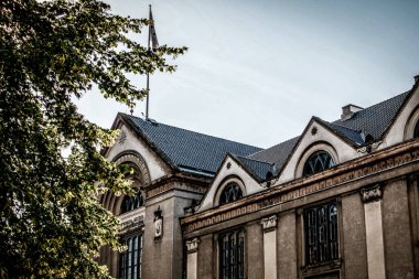 Kopenhag, Danimarka - 23 Temmuz 2019 Kopenhag Şehri, Danimarka, İskandinavya. Güzel bir yaz günü