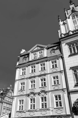 Antik Avrupa şehrinin sokakları ve meydanları