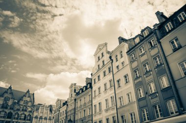 Wroclaw 'ın güzel, resimsi merkezi