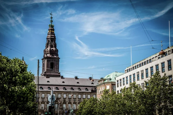 Kopenhagen Denemarken Juli 2019 Mooie Kopenhagen Architectuur Reizen Rond Kopenhagen — Stockfoto