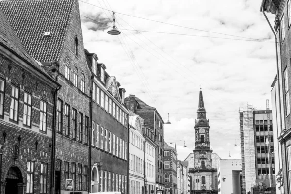 Belle Strade Copenaghen Sfondo Viaggio — Foto Stock