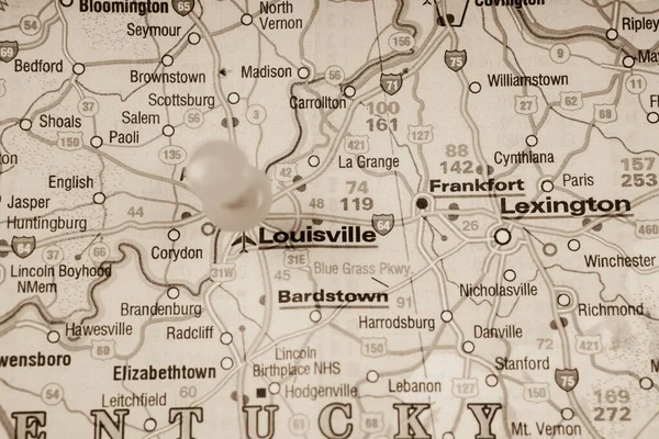 ロワズビル ウサ地図の背景 — ストック写真