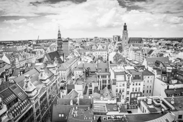 Wroclaw Polsko Června 2019 Wroclaw Domy Ulice Města Wroclaw Cityscape — Stock fotografie