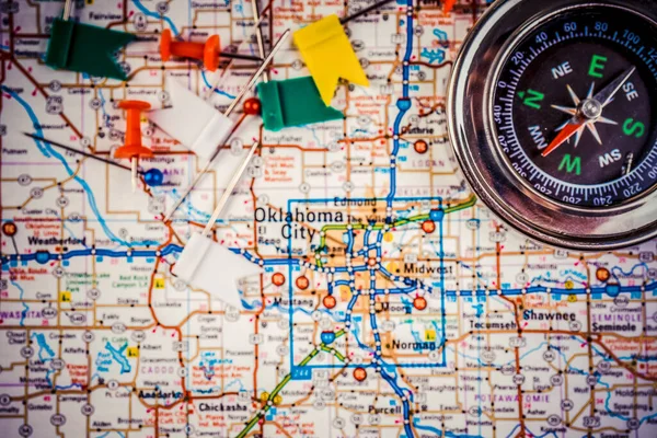 Oklahoma City Usa Bakgrund Resor — Stockfoto
