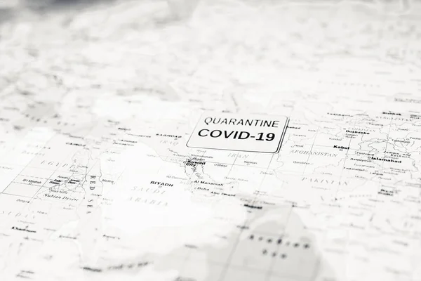 Asia Coronavirus Covid Quarantine Background — Stock Photo, Image