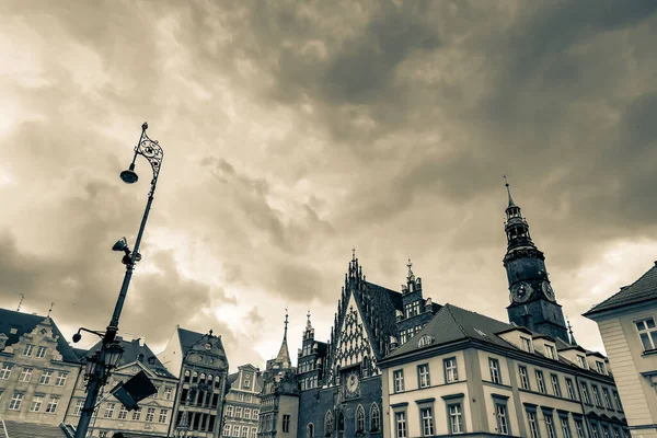 Straten Pleinen Van Oude Europese Stad — Stockfoto