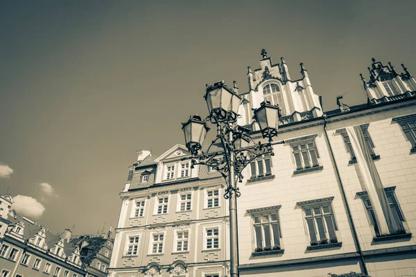 Centro Bonito Pitoresco Wroclaw — Fotografia de Stock