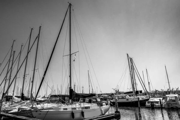 Beau Port Danois Avec Des Yachts — Photo