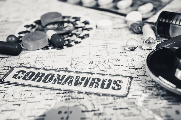 Coronavirus Threat Epidemic China — Stock Photo, Image