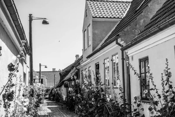 Schöne Dänische Architektur Einem Malerischen Dorf — Stockfoto