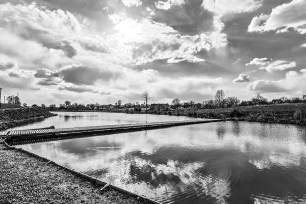 Rybaření Venkovský Odpočinek Pozadí Tématu Rekreace — Stock fotografie